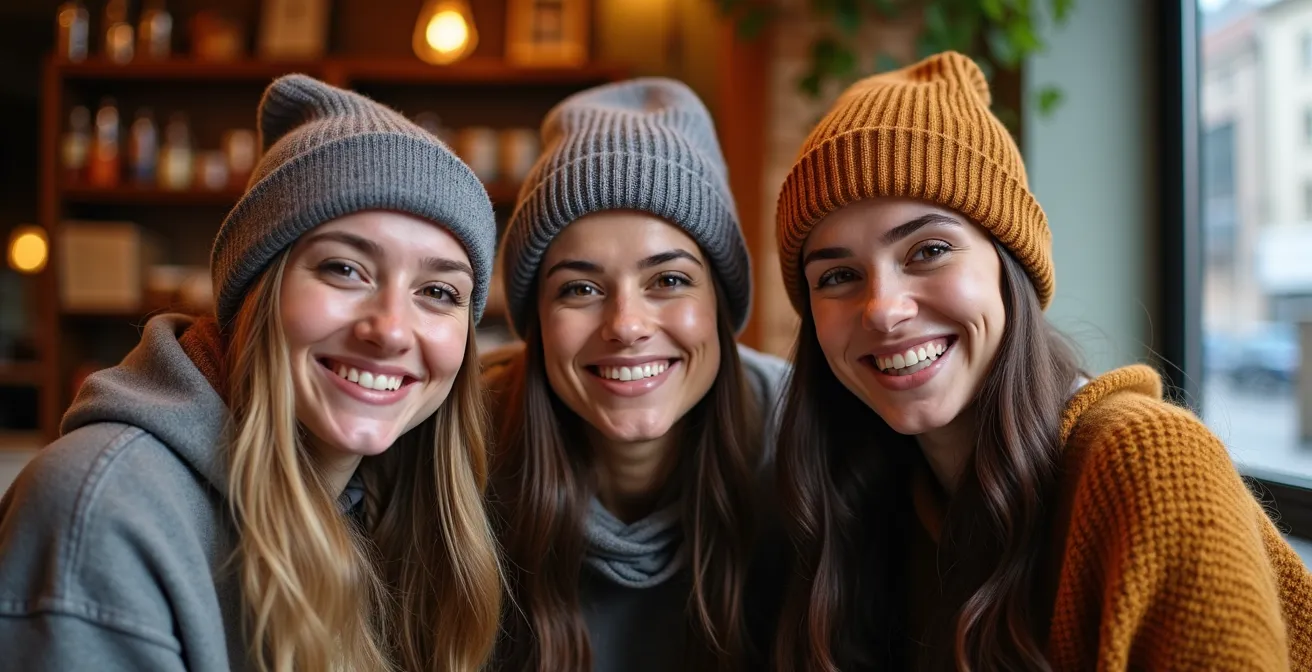 Verschiedene Beanie-Styles für unterschiedliche Kopfformen