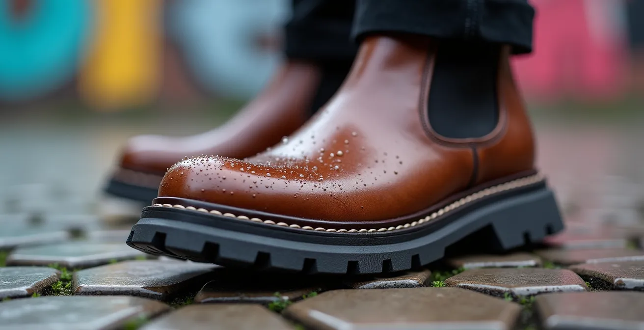 Moderner Streetstyle mit Chelsea-Boots in Berlin